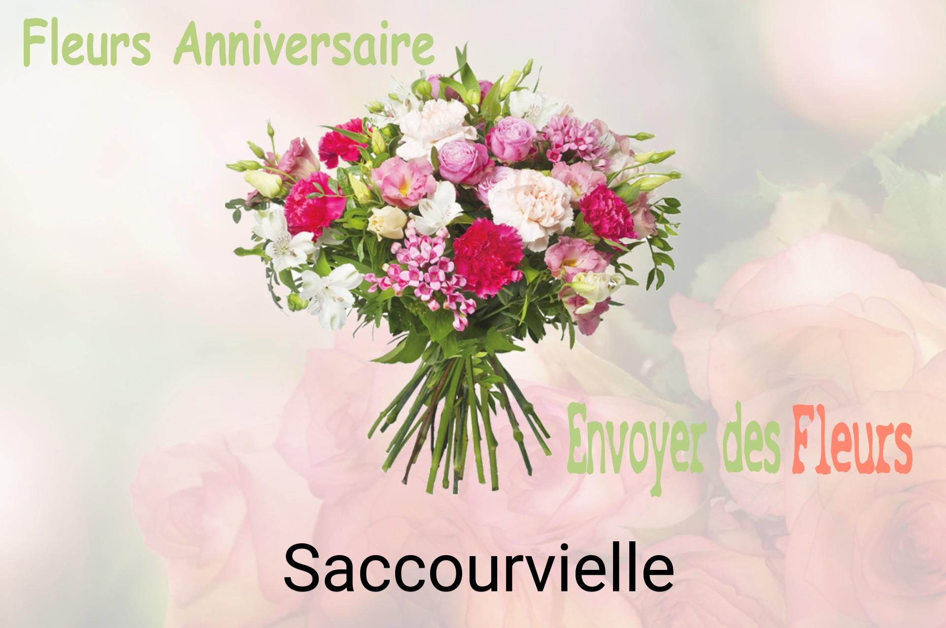 Bouquet de fleurs d’anniversaire livré à Saccourvielle